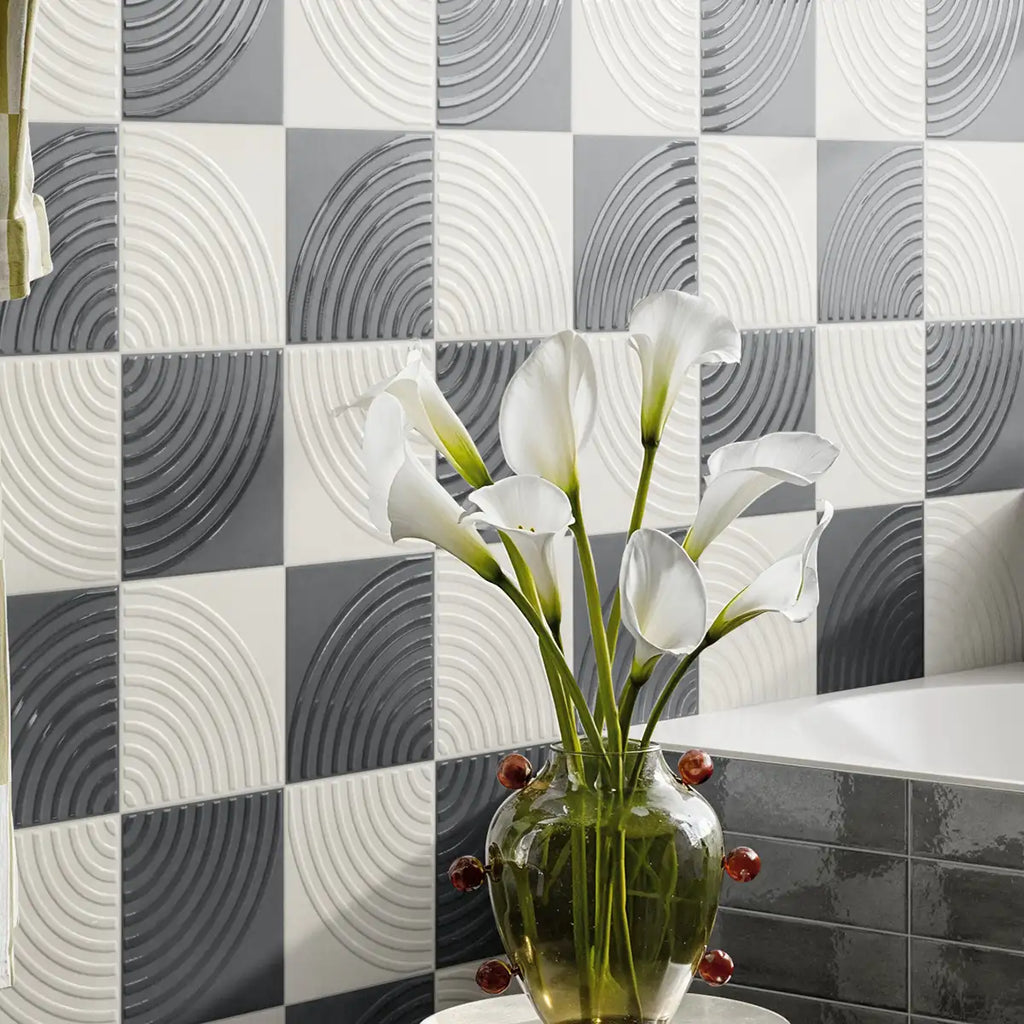 Sonus Ripple Slate 3D Tile | Tile Club