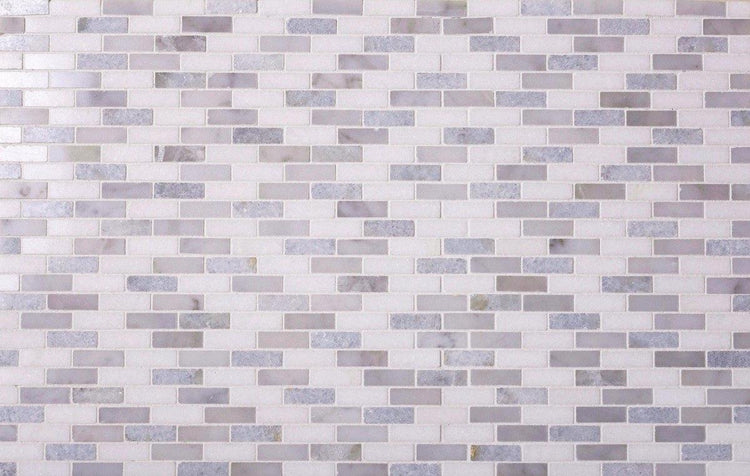  Carrara Mini Brick Marble Mosaic Tile