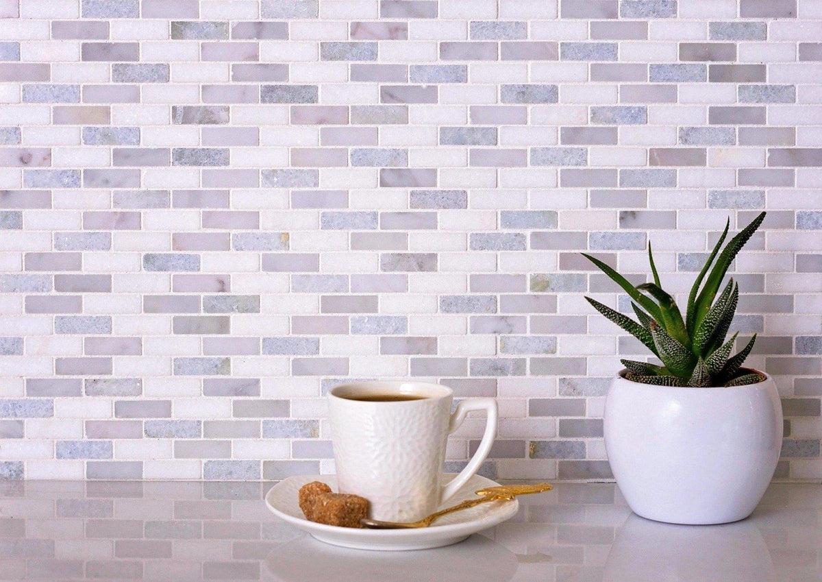 Mini Brick Marble Mosaic Tile