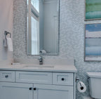 11" x 11" Fish scale Marble Mosaic Tile