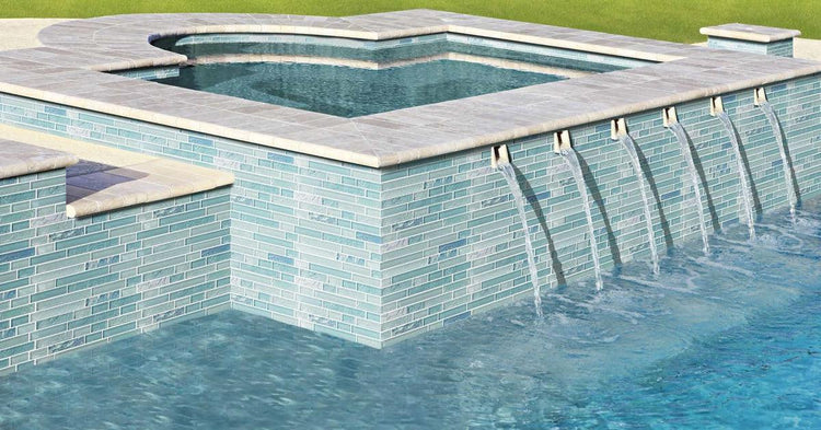 Inagua Linear Glass Tile | Tile Club