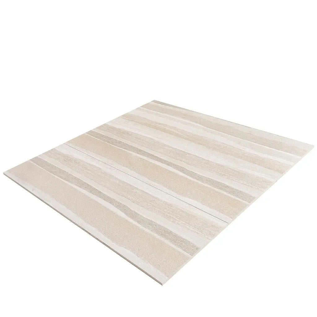 Dunescape Deco Beige 12x36 Large Format Ceramic Tile | Tile Club