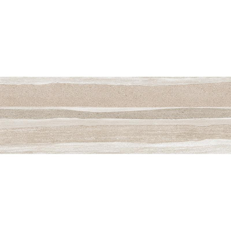 Dunescape Textured Beige 12x36 Large Format Ceramic Tile Sample
