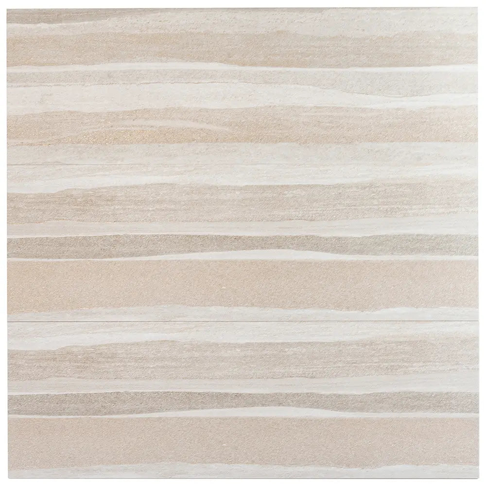 Dunescape Deco Beige 12x36 Large Format Ceramic Tile | Tile Club