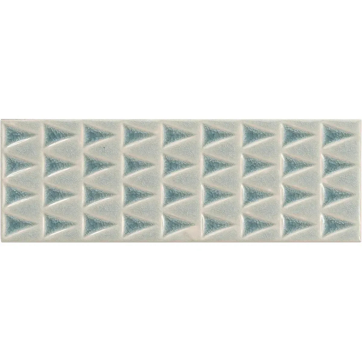 Cayo Sky Crackle Ceramic Subway Tile Sample | Tile Club