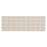 Cayo White Crackle Ceramic Subway Tile