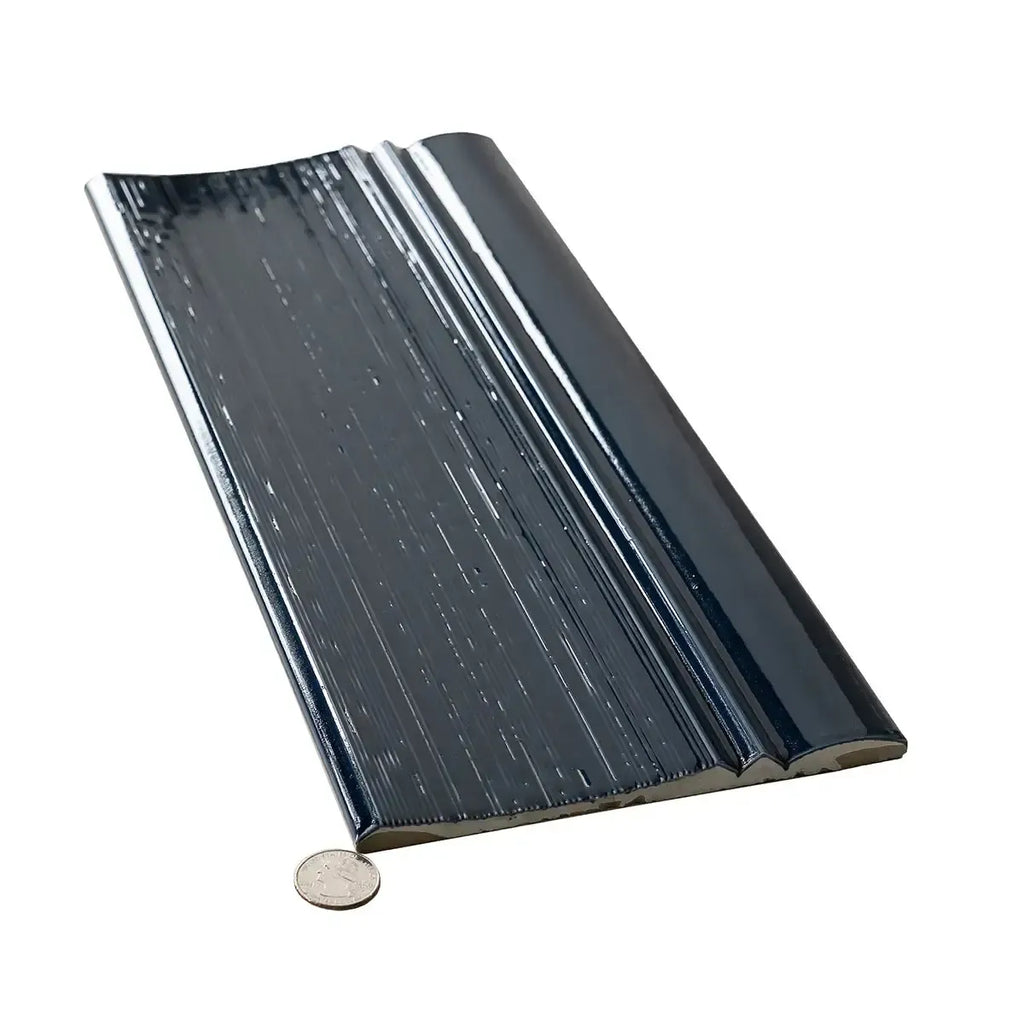 Struktura Blue Dimensional Porcelain Tile | Tile Club