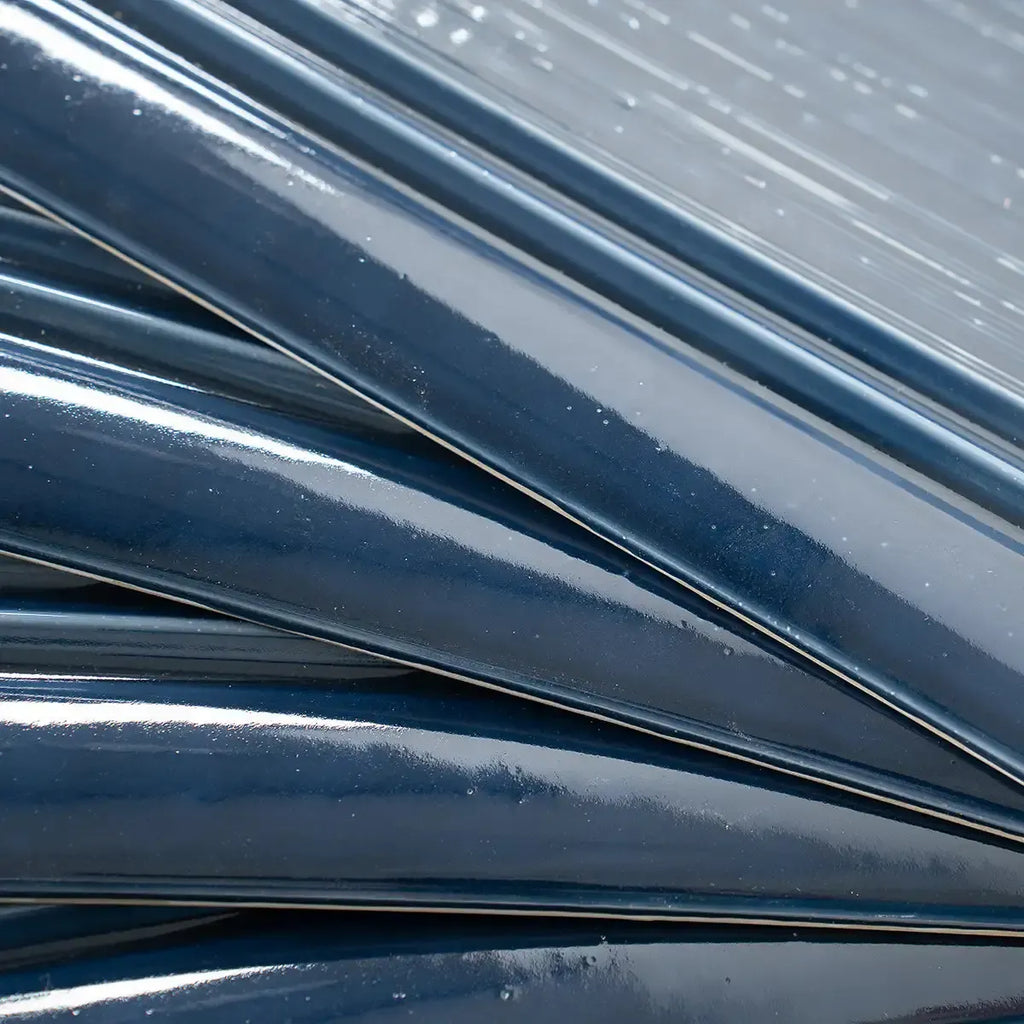 Struktura Blue Dimensional Porcelain Tile | Tile Club