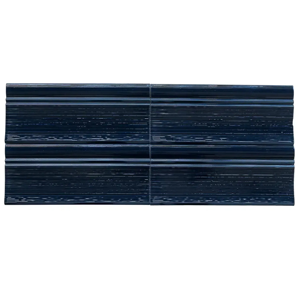 Struktura Blue Dimensional Porcelain Tile | Tile Club