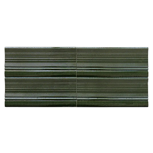 Struktura Green Dimensional Porcelain Tile | Tile Club