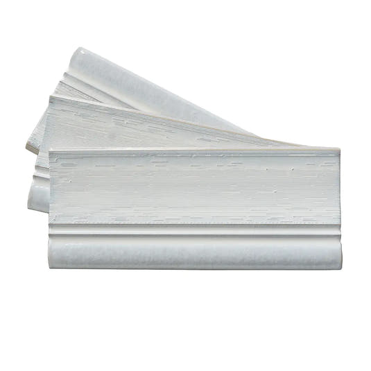 Struktura White Dimensional Porcelain Tile | Tile Club