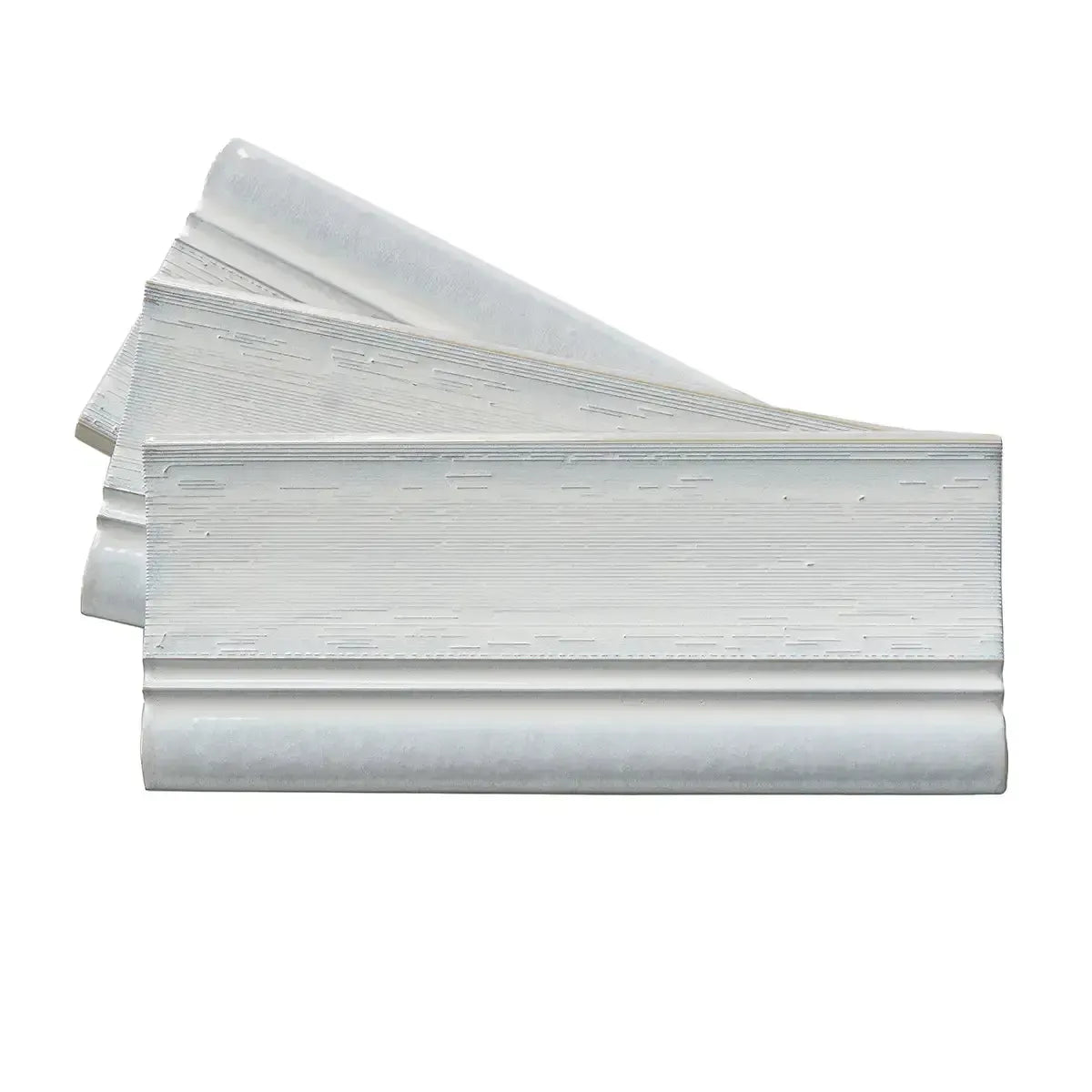 Struktura White Dimensional Porcelain Tile | Tile Club
