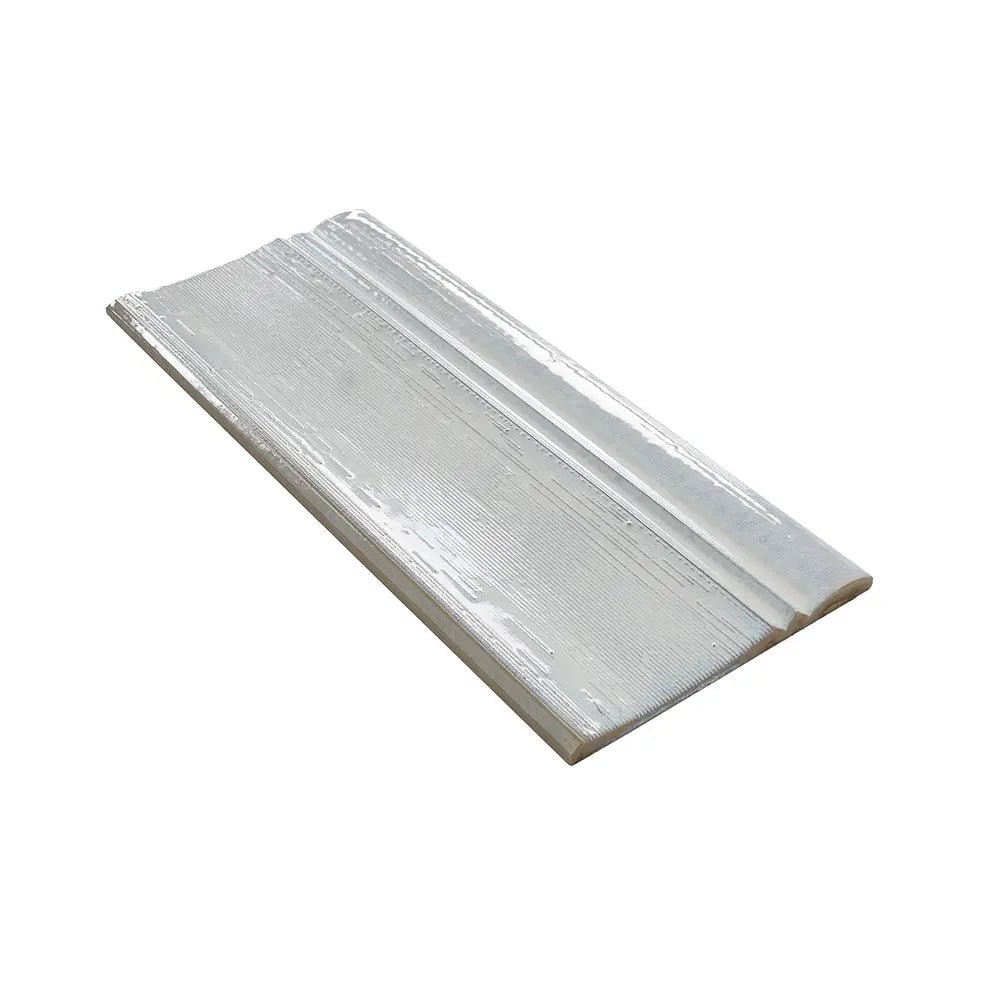 Struktura White Dimensional Porcelain Tile | Tile Club
