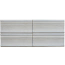 Struktura White Dimensional Porcelain Tile | Tile Club