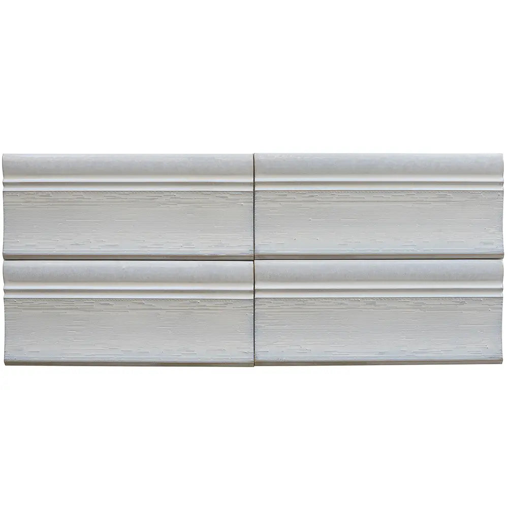 Struktura White Dimensional Porcelain Tile | Tile Club