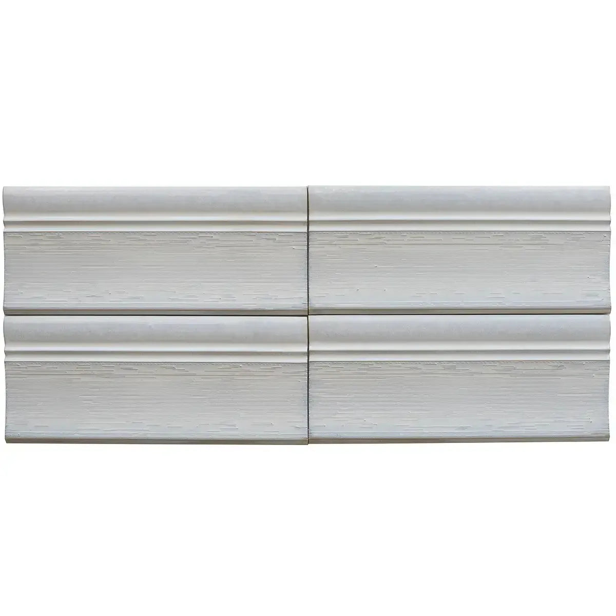Struktura White Dimensional Porcelain Tile | Tile Club