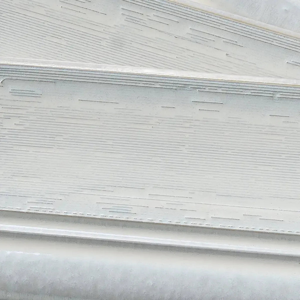 Struktura White Dimensional Porcelain Tile | Tile Club