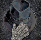 Pop Icon Hat and Glove Tiled Mosaic Mural