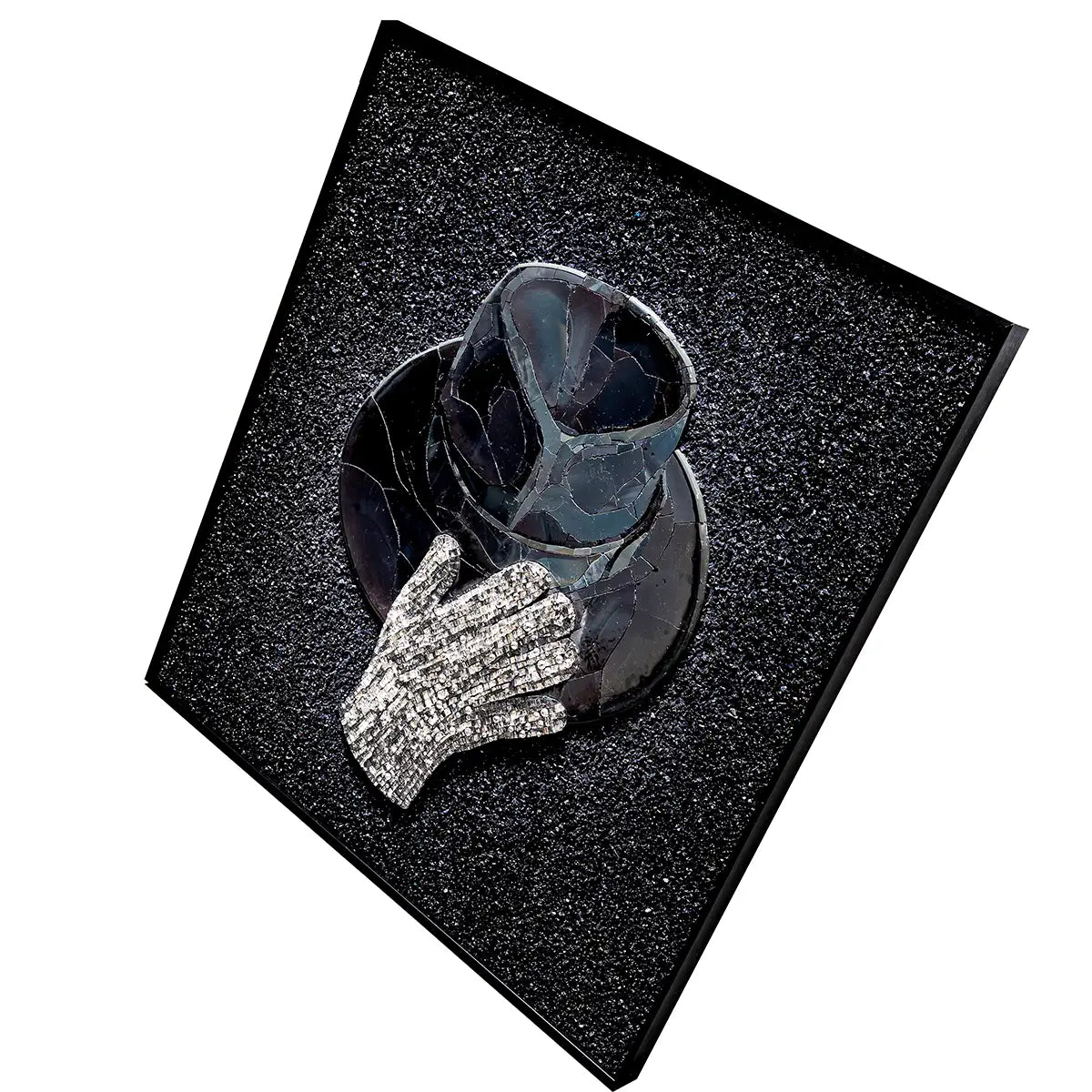 Pop Icon Hat and Glove Tiled Mosaic Mural