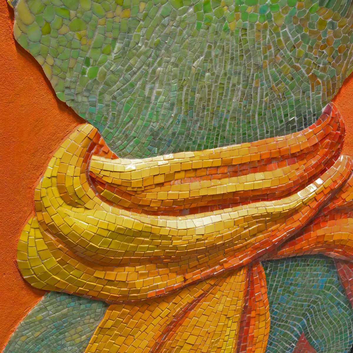 Fabulous Frog Tiled Mosaic Mural