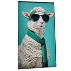 Stylish Sheep Tiled Mosaic Mural