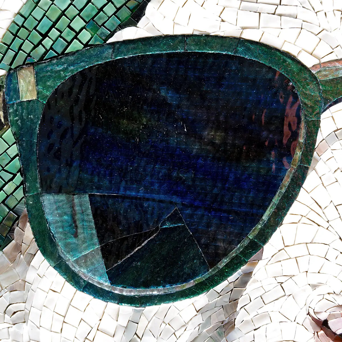 Stylish Sheep Tiled Mosaic Mural