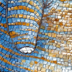 Huggable Kitty Tiled Mosaic Mural