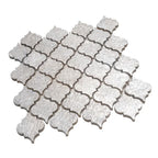 Silver Arabesque Mosaic Tile | Tile Club