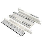 Silver White Matchstix Marble Mosaic Tile | Tile Club
