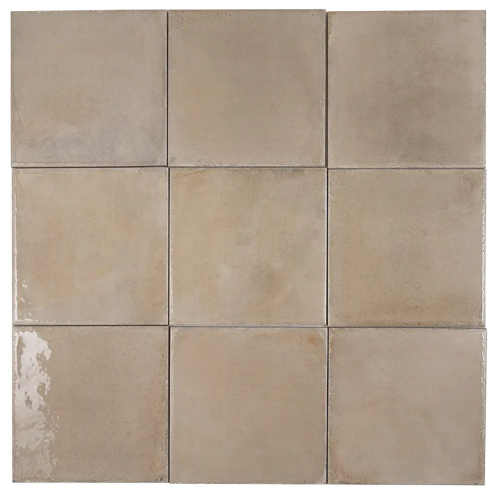 Formidus Taupe Square 8x8 Porcelain Tile | Tile Club