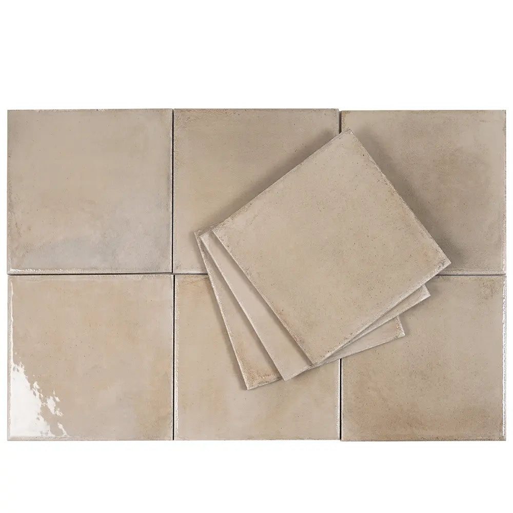 Formidus Taupe Square 8x8 Porcelain Tile | Tile Club