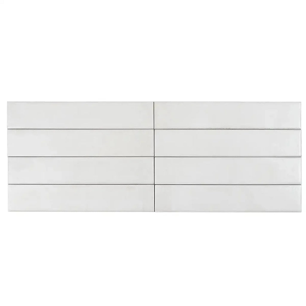 Formidus White Brick 3x16 Porcelain Tile | Tile Club