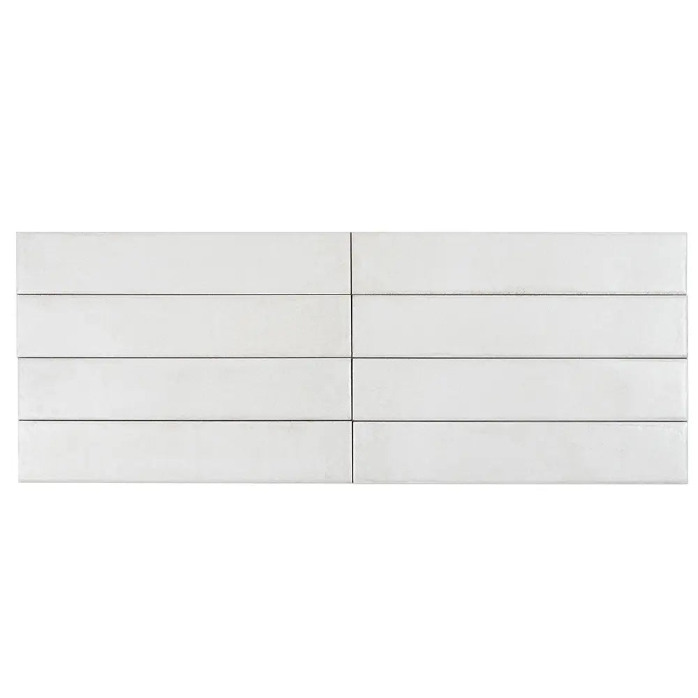 Formidus White Brick 3x16 Porcelain Tile | Tile Club