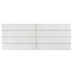 Formidus White Brick 3x16 Porcelain Tile | Tile Club