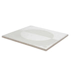 Formidus White Eclipse Square 8x8 Porcelain Tile | Tile Club