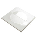 Formidus White Eclipse Square 8x8 Porcelain Tile | Tile Club