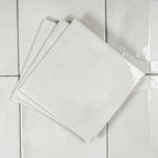 Formidus White Eclipse Square 8x8 Porcelain Tile | Tile Club
