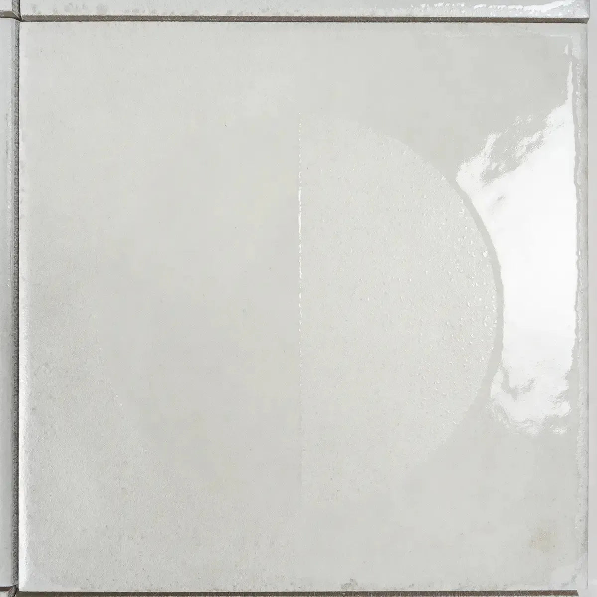 Formidus White Eclipse Square 8x8 Porcelain Tile | Tile Club