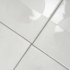 Formidus White Eclipse Square 8x8 Porcelain Tile | Tile Club