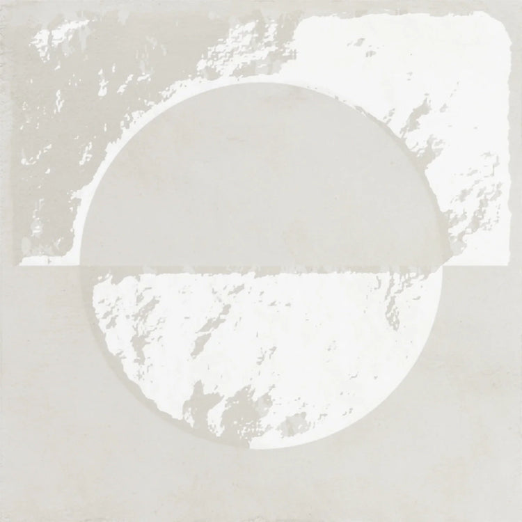 Formidus White Eclipse Square 8x8 Porcelain Tile Sample