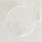 Formidus White Eclipse Square 8x8 Porcelain Tile | Tile Club