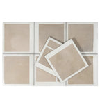 Formidus Taupe Deco Square 8x8 Porcelain Tile | Tile Club