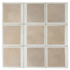 Formidus Taupe Deco Square 8x8 Porcelain Tile | Tile Club