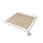 Formidus Taupe Deco Square 8x8 Porcelain Tile | Tile Club