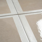 Formidus Taupe Deco Square 8x8 Porcelain Tile | Tile Club