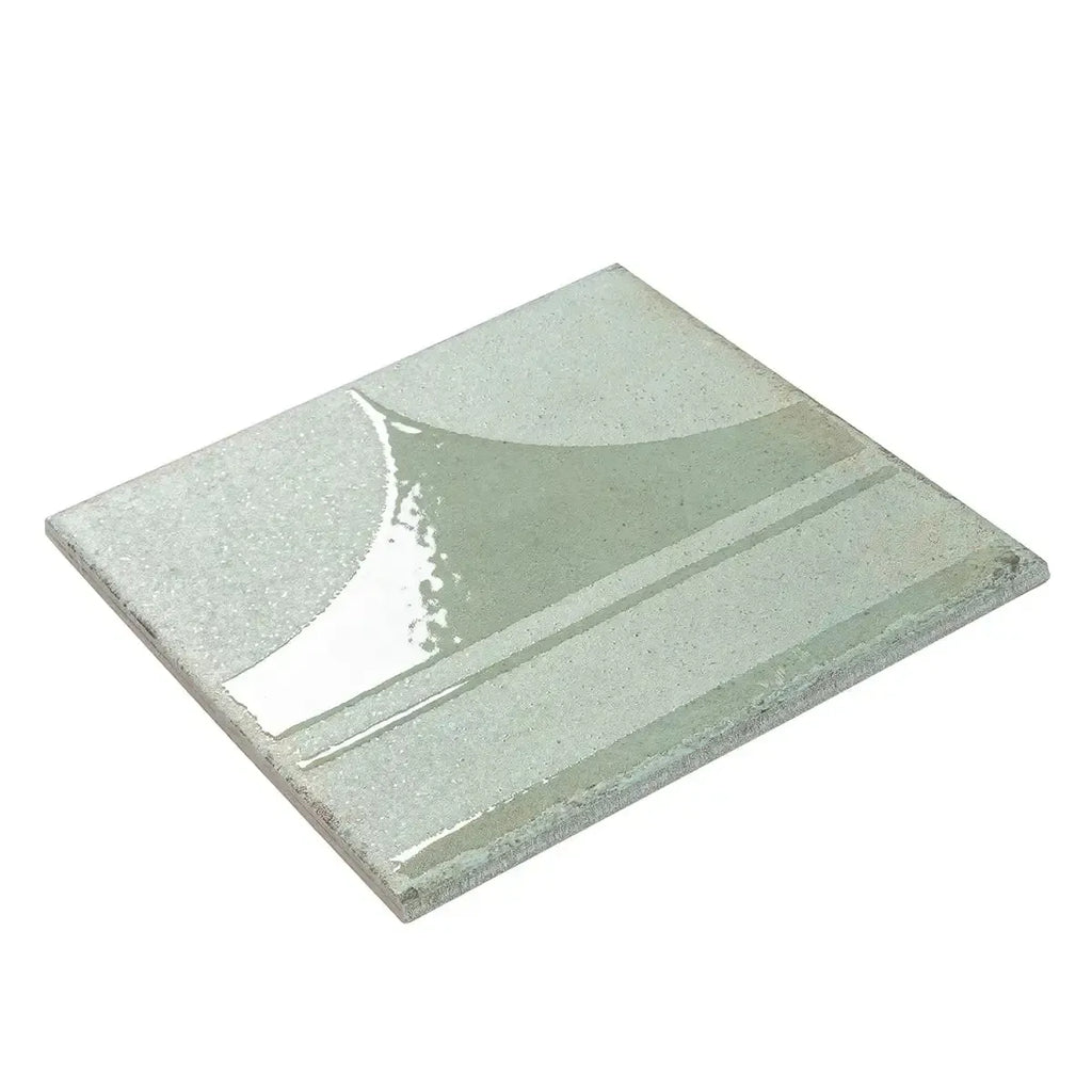 Formidus Sage Deco Square 8x8 Porcelain Tile | Tile Club
