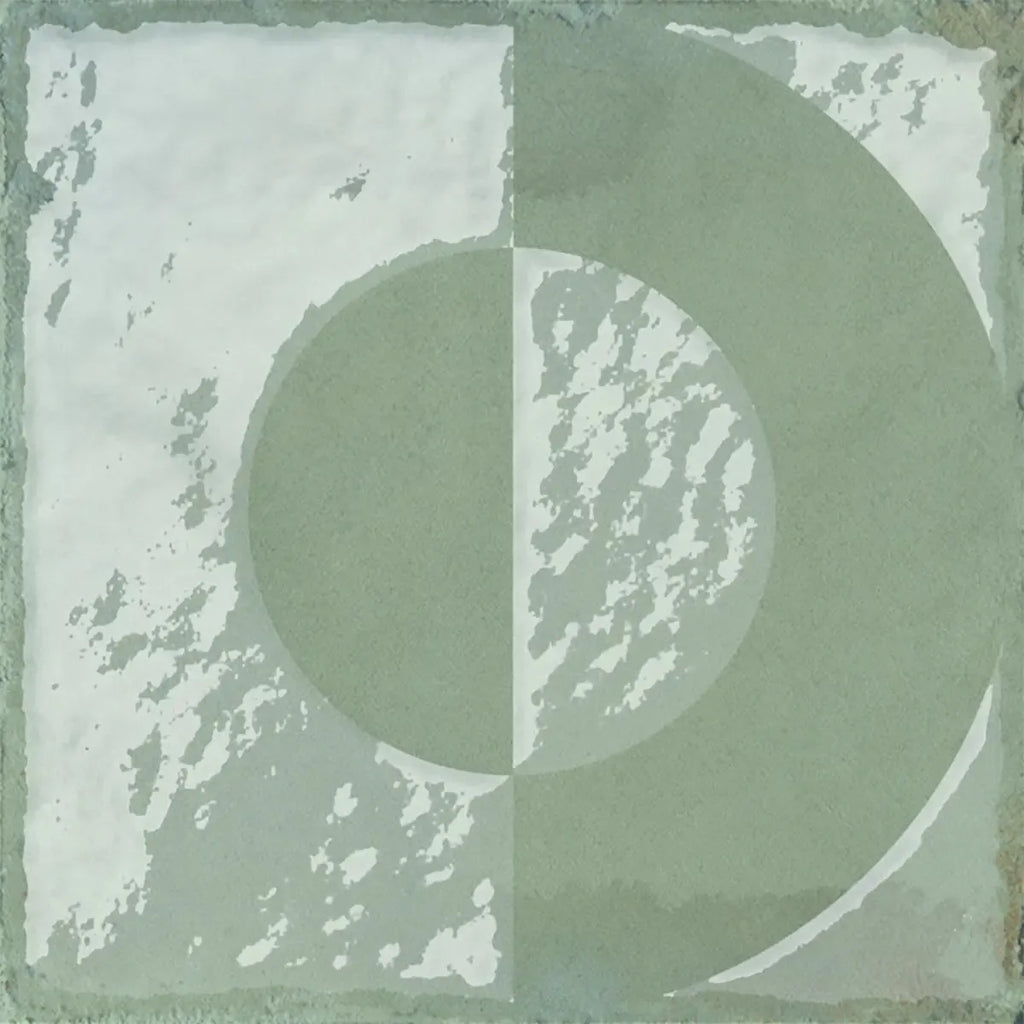 Formidus Sage Deco Square 8x8 Porcelain Tile | Tile Club