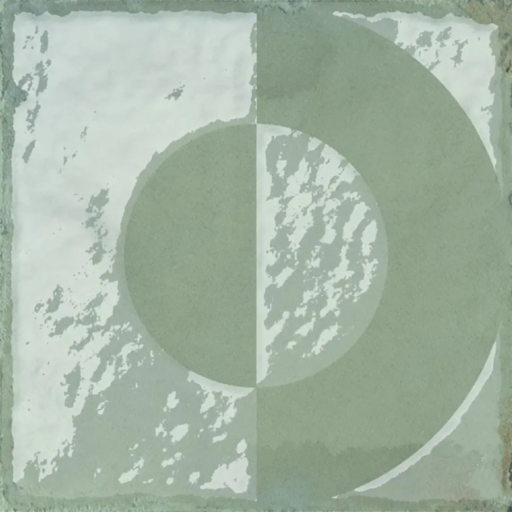 Formidus Sage Deco Square 8x8 Porcelain Tile | Tile Club