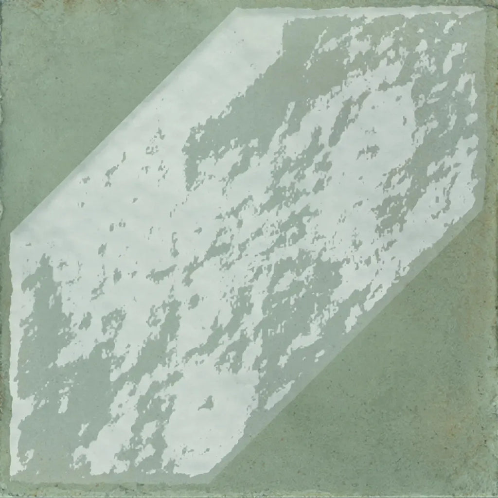 Formidus Sage Deco Square 8x8 Porcelain Tile | Tile Club