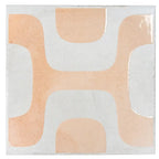 Formidus Terracotta Deco Square 8x8 Porcelain Tile | Tile Club